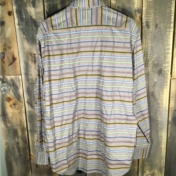 Thomas Dean men’s multi-color dress shirt XL - Picture 2 of 6